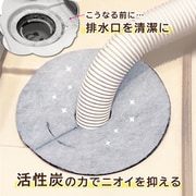 610-63 [活性炭 洗濯機の排水口フィルター 2枚組]