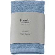 HGB-0380BG [フェイスタオル Bambu 34×80cm ブルー]