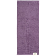 フェイスタオル ココチエナ カラユイ 34×80cm ダークパープル CE8020