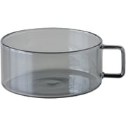 スープカップ 390ml FUFU フフ 耐熱ガラス ブラック T-956663