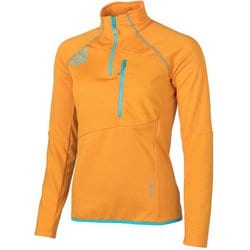 BERLANA 2.0 1/2 ZIP W T-SHIRT 1208054 6937 FRESH MANDARIN Lサイズ [アウトドア カットソー レディース]
