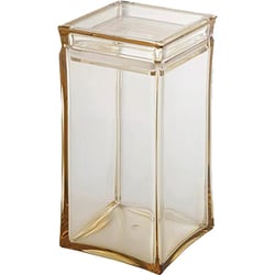保存容器 1.2L アンバー スクエアキャニスター L SALUS