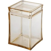 保存容器 900ml アンバー スクエアキャニスター M SALUS
