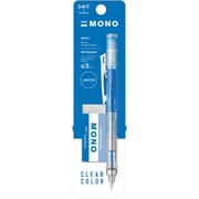 【限定】シャープペン MONOgraph モノグラフクリア クリアブルー 0.5mm+限定消しゴムパック PPA-241B