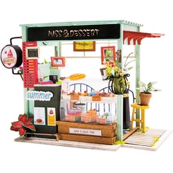 ミニチュアハウス Amazon.co.jp: ミニDIYドールハウス、クラフトハウスキット、1