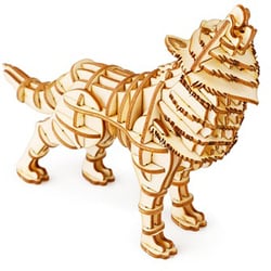 TG207 [ウッドパズル オオカミ]