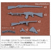 TBO35203 1/35 WW.II フィンランド小火器セット [組立式プラスチックモデル]