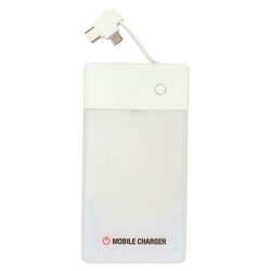 乾電池6本式緊急充電器（乾電池別売タイプ） microUSB＆Type-C対応/USB-Aポート搭載 BJ-EUSB6NB WH