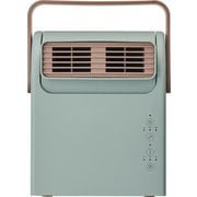 セラミックヒーター 上を向く大風量セラミックヒーター Pocara Swing(ポカラ スイング) 上下自動スイング 風量調節2段階+送風 グリーン CHY-081GR