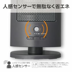 ヨドバシ.com - ドウシシャ DOSHISHA CHY-062J BK [セラミックヒーター