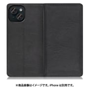 WORK10IP-BK-IP15 [iPhone 15用 手帳型ケース スタンド機能＆カードポケット付き ブラック]