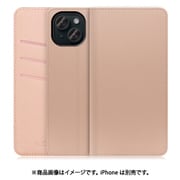 WORK13IP-NEWPK-IP15 [iPhone 15用 手帳型ケース スタンド機能＆カードポケット付き シャンパンローズ]