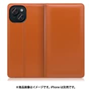 WORK14IP-OG-IP15 [iPhone 15用 手帳型ケース スタンド機能＆カードポケット付き オレンジ]
