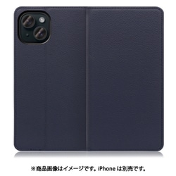WORK16IP-NY-IP15 [iPhone 15用 手帳型ケース スタンド機能＆カードポケット付き ネイビー]