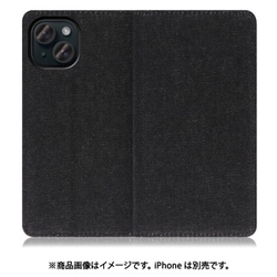 WORK17IP-BK-IP15 [iPhone 15用 手帳型ケース スタンド機能＆カードポケット付き ブラック]