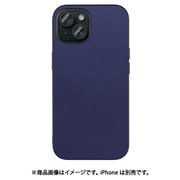 WORK24IP-NY-IP15 [iPhone 15用 PUレザーケース ストラップホール付き ネイビー]
