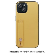 WORK26IP-YL-IP15 [iPhone 15用 本革ケース ホールドベルト付き ジャスミンイエロー]