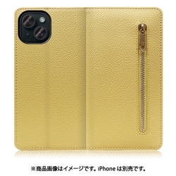 WORK27IP-YL-IP15 [iPhone 15用 手帳型ケース スタンド機能＆カードポケット付き ジャスミンイエロー]