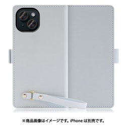 WORK29IP-BU-IP15 [iPhone 15用 手帳型ケース スタンド機能＆ストラップホール付き シャーベットブルー]