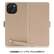 WORK29IP-CM-IP15 [iPhone 15用 手帳型ケース スタンド機能＆ストラップホール付き モンブランキャメル]