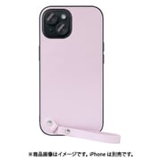WORK33IP-PL-IP15 [iPhone 15用 本革ケース ストラップ＆ストラップホール付き ブルーベリーパープル]