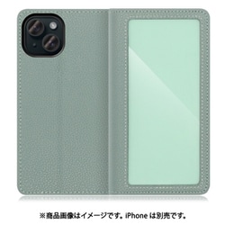 WORK35IP-DG-IP15 [iPhone 15用 手帳型ケース カスタマイズ機能＆スタンド機能＆カードポケット付き ダルグリーン]