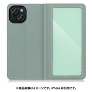WORK35IP-DG-IP15 [iPhone 15用 手帳型ケース カスタマイズ機能＆スタンド機能＆カードポケット付き ダルグリーン]