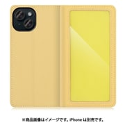 WORK35IP-YL-IP15 [iPhone 15用 手帳型ケース カスタマイズ機能＆スタンド機能＆カードポケット付き ジャスミンイエロー]