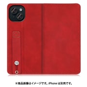 WORK42IP-RD-IP15 [iPhone 15用 手帳型ケース スタンド機能＆カードポケット付き ロイヤルレッド]