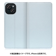 WORK47IP-BU-IP15 [iPhone 15用 手帳型ケース スタンド機能＆カードポケット付き スカイブルー]