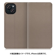 WORK47IP-GB-IP15 [iPhone 15用 手帳型ケース スタンド機能＆カードポケット付き グレージュ]