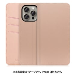 WORK13IP-NEWPK-IP15PM [iPhone 15 Pro Max用 手帳型ケース スタンド機能＆カードポケット付き シャンパンローズ]