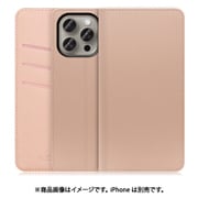WORK13IP-NEWPK-IP15PM [iPhone 15 Pro Max用 手帳型ケース スタンド機能＆カードポケット付き シャンパンローズ]