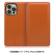 WORK14IP-OG-IP15PM [iPhone 15 Pro Max用 手帳型ケース スタンド機能＆カードポケット付き オレンジ]