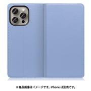 WORK16IP-BU-IP15PM [iPhone 15 Pro Max用 手帳型ケース スタンド機能＆カードポケット付き ブラック]