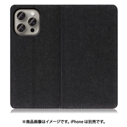 WORK17IP-BK-IP15PM [iPhone 15 Pro Max用 手帳型ケース スタンド機能＆カードポケット付き ブラック]