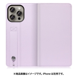 WORK23IP-PL-IP15PM [iPhone 15 Pro Max用 手帳型ケース スタンド機能＆カードポケット付き ラベンダー]