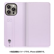 WORK23IP-PL-IP15PM [iPhone 15 Pro Max用 手帳型ケース スタンド機能＆カードポケット付き ラベンダー]