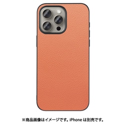 WORK25IP-FM-IP15PM [iPhone 15 Pro Max用 本革ケース ストラップホール付き フラミンゴ]