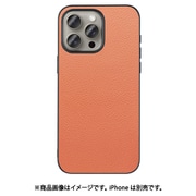 WORK25IP-FM-IP15PM [iPhone 15 Pro Max用 本革ケース ストラップホール付き フラミンゴ]