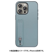 WORK26IP-BU-IP15PM [iPhone 15 Pro Max用 本革ケース ホールドベルト付き スカイブルー]