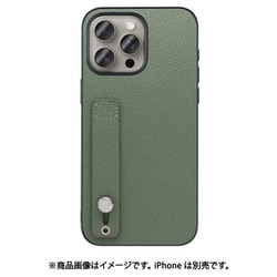 WORK26IP-DG-IP15PM [iPhone 15 Pro Max用 本革ケース ホールドベルト付き ダルグリーン]