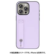 WORK26IP-PL-IP15PM [iPhone 15 Pro Max用 本革ケース ホールドベルト付き ラベンダー]