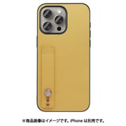 WORK26IP-YL-IP15PM [iPhone 15 Pro Max用 本革ケース ホールドベルト付き ジャスミンイエロー]