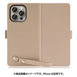 WORK29IP-CM-IP15PM [iPhone 15 Pro Max用 手帳型ケース スタンド機能＆ストラップホール付き モンブランキャメル]