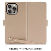 WORK29IP-CM-IP15PM [iPhone 15 Pro Max用 手帳型ケース スタンド機能＆ストラップホール付き モンブランキャメル]