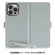 WORK29IP-GN-IP15PM [iPhone 15 Pro Max用 手帳型ケース スタンド機能＆ストラップホール付き アイスグリーン]
