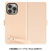 WORK29IP-PK-IP15PM [iPhone 15 Pro Max用 手帳型ケース スタンド機能＆ストラップホール付き ピーチピンク]
