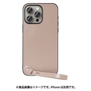 WORK33IP-CM-IP15PM [iPhone 15 Pro Max用 本革ケース ストラップ＆ストラップホール付き モンブランキャメル]