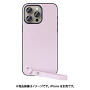 WORK33IP-PL-IP15PM [iPhone 15 Pro Max用 本革ケース ストラップ＆ストラップホール付き ブルーベリーパープル]